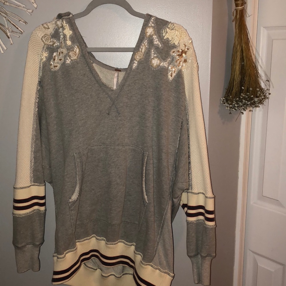 Free People Embroidered Shirt